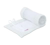 babybay Paracolpi in rete adatto per modello originale, bianco con stelle glitterate, menta