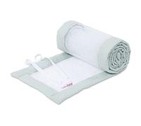 babybay Paracolpi in rete Royal adatto per modello Boxspring XXL, menta con brillantini dorati