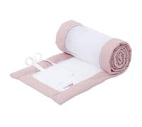 babybay Paracolpi in rete Royal adatto per modello Maxi, molle, comfort e comfort Plus, rosa con brillantini dorati