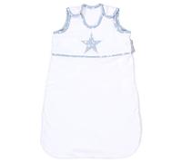 Babybay Sleeping Bag Organic Cotton, White Application Star Azure Stars White - 430 g