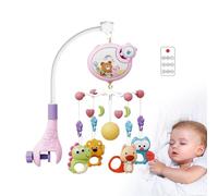 Babybett-Mobile - Kinderzimmer-Mobile mit Musiklichtern und Fernbedienung