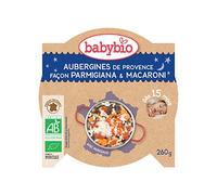Babybio Buona Notte Melanzane Parmigiana Pasta 15 mesi + Bio 260 g