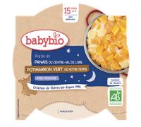 Babybio Piatto Cena 15 Mesi Pasta Zucca Verde 260g - Alimento per bambini