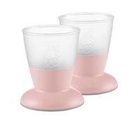 BABYBJÖRN Bicchiere per Bambini, Rosa chiaro, 2 pezzi
