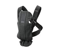 Babybjorn Mini - Marsupio Neonato Morbido Zaino Porta Beb da 0M+ fino a 12M colore Antracite