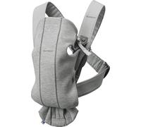 Babybjorn Mini - Marsupio Neonato Morbido Zaino Porta Beb da 0+M fino a 12M colore Grigio Chiaro