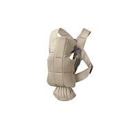 BabyBjörn Marsupio Mini, Tessuto, Beige