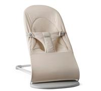 BabyBjörn Sdraietta Bliss, Tessuto/Jersey, Tri-Fabric, Beige chiaro | Ergonomica, sicura e divertente: questa sdraietta 2-in-1 per tutti i giorni offre un dondolio naturale