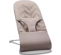 BabyBjörn Sdraietta Bliss, Tessuto, Trapunto a petalo, Grigio sabbia