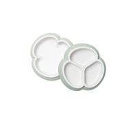 BabyBjörn Set di piatti per bambini, confezione da 2, colore: Verde cipria