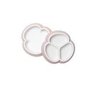 BabyBjörn Set di piatti per bambini, confezione da 2, rosa cipria