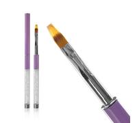 Babyboomer - Pennello gel per sfumature delicate sulle unghie in gel, ultra fine per nail art, appositamente progettato per la tecnica baby boomer alla moda per la modellazione domestica creativa