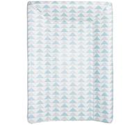 babyCalin Fasciatoio Luxury Motivo Geometrico Blu/Grigio 50x70 cm