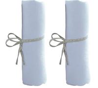 babyCalin Lenzuolo con angoli Sky Blue 70 x 140 cm (Confezione da 2)