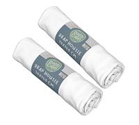 babyCalin - Set 2 lenzuola con angoli Bianco/bianco 70x140x17 cm