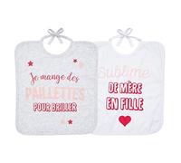 babyCalin Set di 2 bavaglini