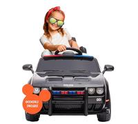 BabyCar Dodge Police | Macchina Elettrica per Bambini 12V con 2 Motori 30W | Auto Elettrica Per Bambini Telecomandata, Porte Apribili, MP3 | Licenza Ufficiale