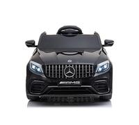 BabyCar Mercedes GLC AMG Coupè | Macchina per Bambini Elettrica Telecomandata 12V 2 Motori 25W | Auto Elettrica per Bambini | Sedile in Pelle, Porte Apribili, USB | Licenza Ufficiale | Nero MP3
