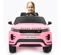 BabyCar Range Rover Evoque | Macchina per Bambini Elettrica Telecomandata 12V 2 Motori 35W | Auto Elettrica per Bambini 2 Posti | Sedile Pelle, Porte Apribili, USB | Licenza Ufficiale | Rosa, MP3