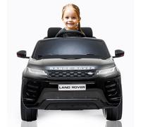 BabyCar Range Rover Evoque | Macchina per Bambini Elettrica Telecomandata 12V 2 Motori 35W | Auto Elettrica per Bambini 2 Posti | Sedile Pelle, Porte Apribili, USB | Licenza Ufficiale | Nero, MP3