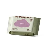 Babycare Salviette Umidificate Originali per Bambini, 100% Fibra Vegetale Naturale, per Pelli Sensibili, la confezione può variare (20 Count/1 Pack)