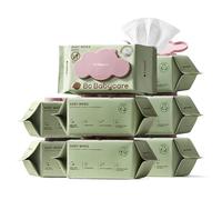 Babycare Salviette Umidificate Originali per Bambini, 640 Pezzi (8 Confezioni), 100% Fibra Vegetale Naturale, per Pelli Sensibili, la confezione può variare (80 count/8packs/box)