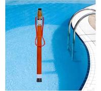 BABYCE Pool Rescue Pole with Hook, Professional Swimming Pool Pole for Emergency Life-Saving Equipment, Telescopic Rescue Salvage Rod for Day/Night Beach Lakes Yachts(216.5in/5.5m/18ft)