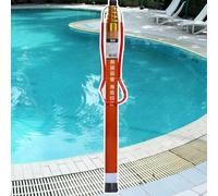 BABYCE Telescopic Poles, Universal Commercial Emergency Life-Saving Safety Hook with Pole, Professional/Adjustable Pool Rescue Pole for Drowning Swimmers(Orange-1pc,1.2-5.5M)