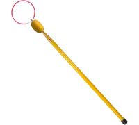 BABYCE Telescopic Pool Pole with Hook & Floating Ball, Yellow Rescue Salvage Rod for Drowning Victims, High Visibility Lifesaving Pole for Beaches Yachts Lakes Day/Night(118.1in/4m/9.8ft)