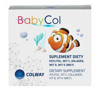 BabyCol - Vitamine e collagene per bambini, 60 pillole di xilitolo, D3, K2 e C
