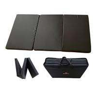 BabyDan Materasso da Lettino da Viaggio Extra Spesso Pieghevole, 60x120x4.5 cm, Nero - Perfetto per i weekend e le vacanze