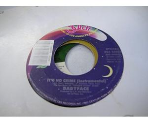 BABYFACE 45 RPM It's No Crime (Instrumental) / It's No Crime