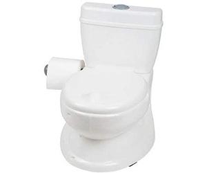 BABYGO Potty per bambini - Vasino per bambini - Realistica toilette per bambini con rumore di risciacquo - ideale come primo WC per il vostro bambino 9007 bianco 1 pezzo (1 pezzo)