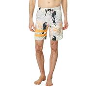 babylegs division Phantom-Eco Block Party 18' Costume da Bagno da Uomo, Bone (Barely Bone), 40