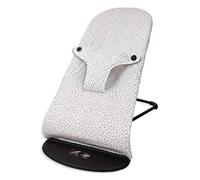 Babyline Bocobla - Fodera in cotone anallergico, ipermorbido e traspirante, per lettino da bebè, balance, morbido, Bliss (coriandoli bianco), unisex