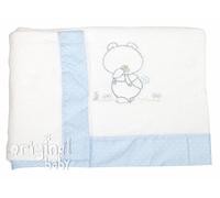Babyline - Lenzuola invernali per maxi culla, serie Coralina, 70 x 140, per culle da 70 x 140 (lenzuolo con angoli + lenzuolo superiore + federa cuscino)