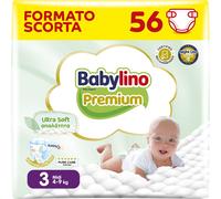 Babylino Premium, Pannolini Taglia 3 con filtrante ULTRA SOFT, Midi (4