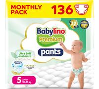 Babylino Premium Pants, Pannolini a mutandina Taglia 5 ULTRA SOFT, Jun