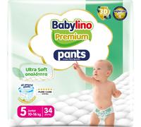 Babylino Premium Pants, Pannolini a mutandina Taglia 5 ULTRA SOFT, Jun