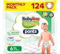 Babylino Premium Pants, Pannolini a mutandina Taglia 6 ULTRA SOFT, XL