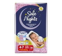 Babylino Safe Nights Girl, Mutandina per la Notte per Bambina 4-7 anni