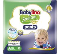 Babylino Sensitive Cotton Soft Pannolini Mutandina Taglia 6, Pants XL