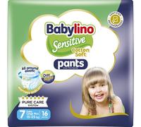 Babylino Sensitive Cotton Soft Pannolini Mutandina Taglia 7, Pants XL