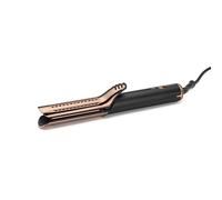BaByliss C115E Lusting Smooth Curls, Ferro Arricciacapelli da 38mm con Piastre Riscaldanti in Ceramica, 4 temperature e rilascio di aria fredda, Nero