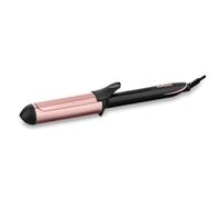 BaByliss C453E Ferro Arricciacapelli Extra Lungo da 38 mm, Quartz Ceramic, Riscaldamento Advanced Ceramics per Onde Morbide a Lunga Durata, 6 Temperature, Nero e Rosa