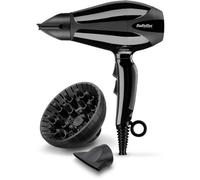 Babyliss BLACK Asciugacapelli ac professionale made in italy Compact pro 2400w 6715de