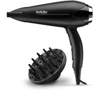 BaByliss D572DE Asciugacapelli Turbo Smooth 2200W, Funzione Ionica Anti-Crespo E