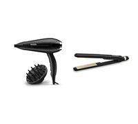 Babyliss D572De Asciugacapelli Turbo Smooth 2200W, Funzione Ionica Anti-Crespo E