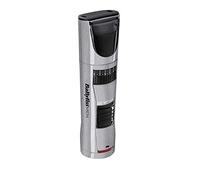 BaByliss MEN T831E Regolabarba a Rete/Ricaricabile, 60 Minuti di Autonomia, Precisione 1 mm, Guida di Taglio da 1 a 20 mm, Collettore Peli, Rotella di Regolazione
