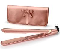 BaByliss Piastra Capelli Rose Gold, Piastre in ceramica, Multi-voltaggio, Pronta all'uso in 15 secondi, 3 Impostazioni di temperatura fino a 235°C, rose gold, 2598PE